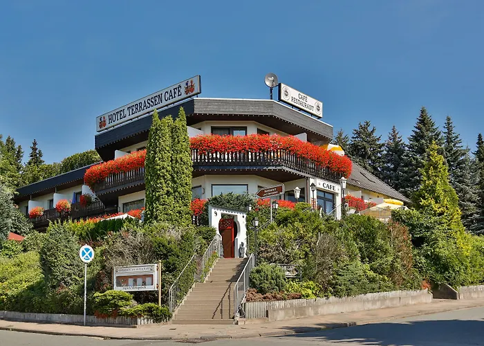 Szálloda Themen Terrassen Cafe Bad Münder am Deister