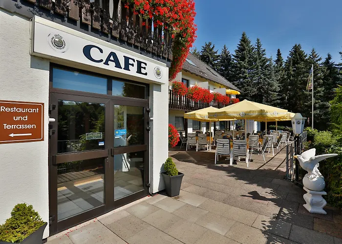 Themen Terrassen Cafe Szálloda Bad Münder am Deister