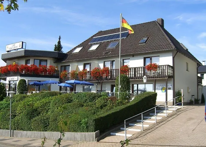 מלון Themen Terrassen Cafe באד מינדר אם דייסטר